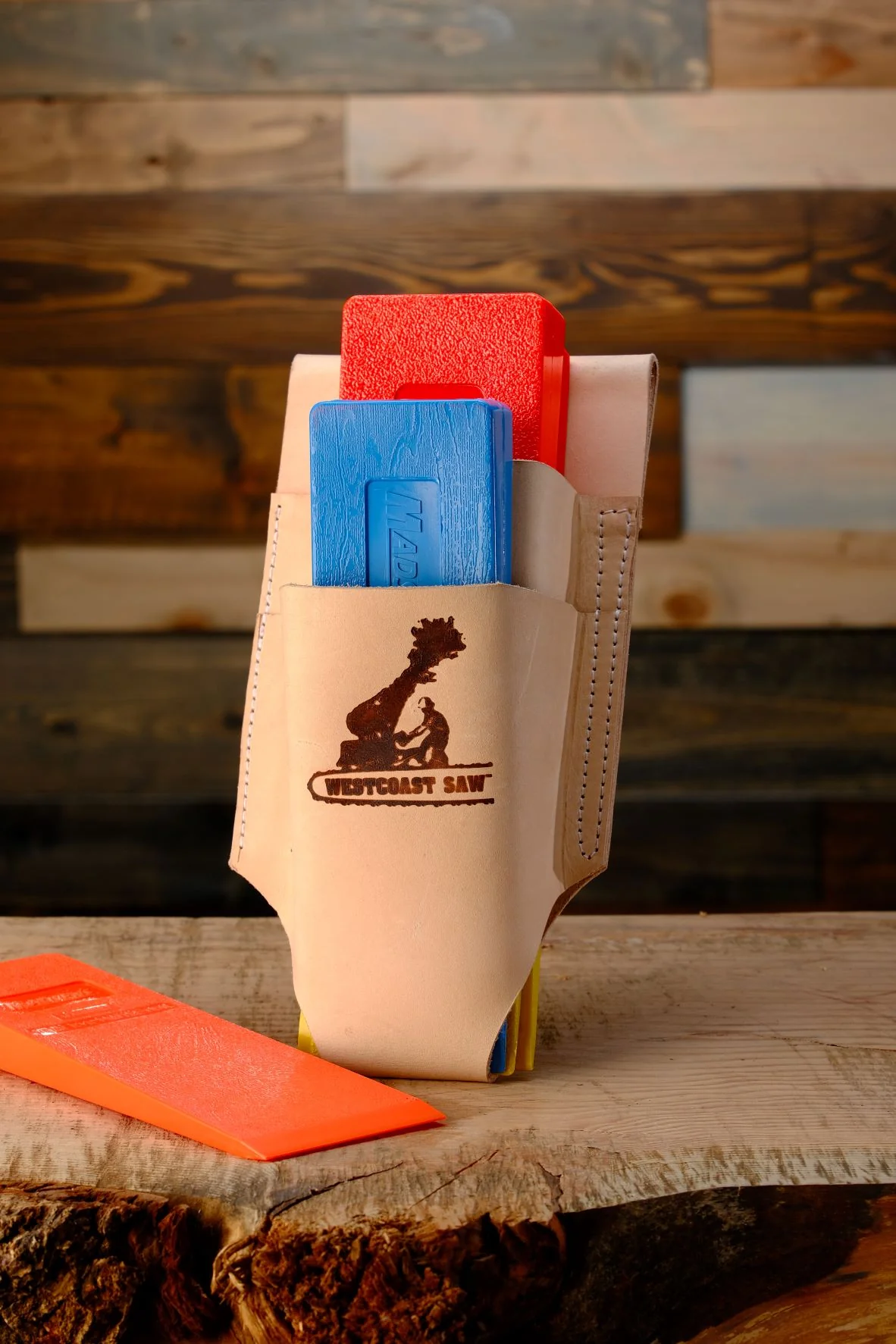 Westcoast Saw Leather Wedge Pouch - Image 3