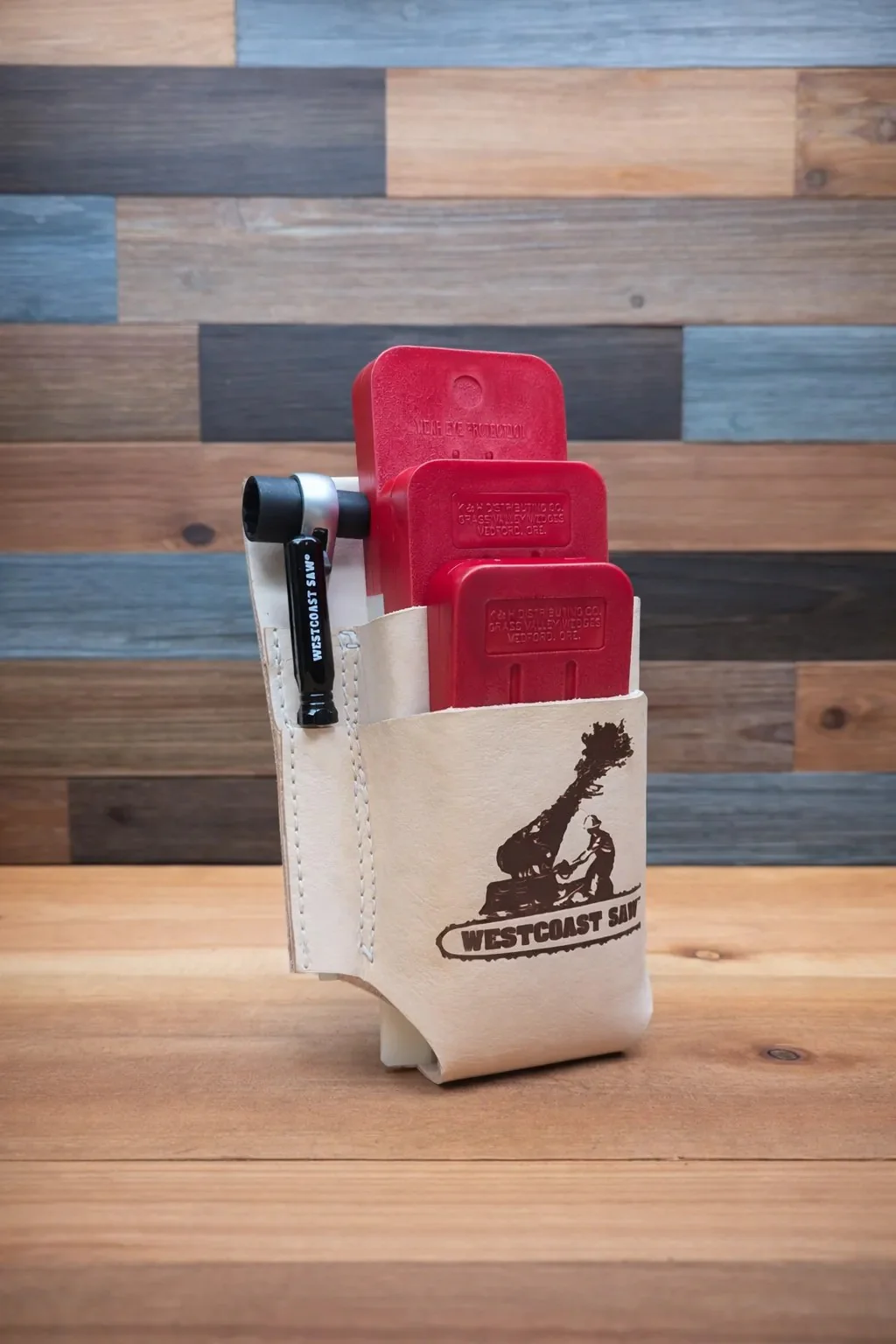 Westcoast Saw Leather Wedge Pouch - Image 6